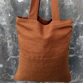 Pops Your Shop: Saco de tecido Terracota
