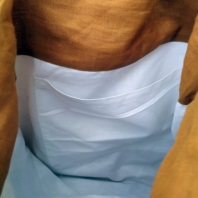 Pops Your Shop: Saco de tecido Terracota