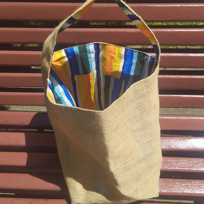 Pops Your Shop: Saco tecido Riscas coloridas