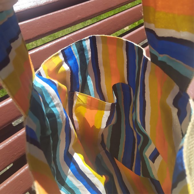 Saco dos passeios: Riscas Coloridas